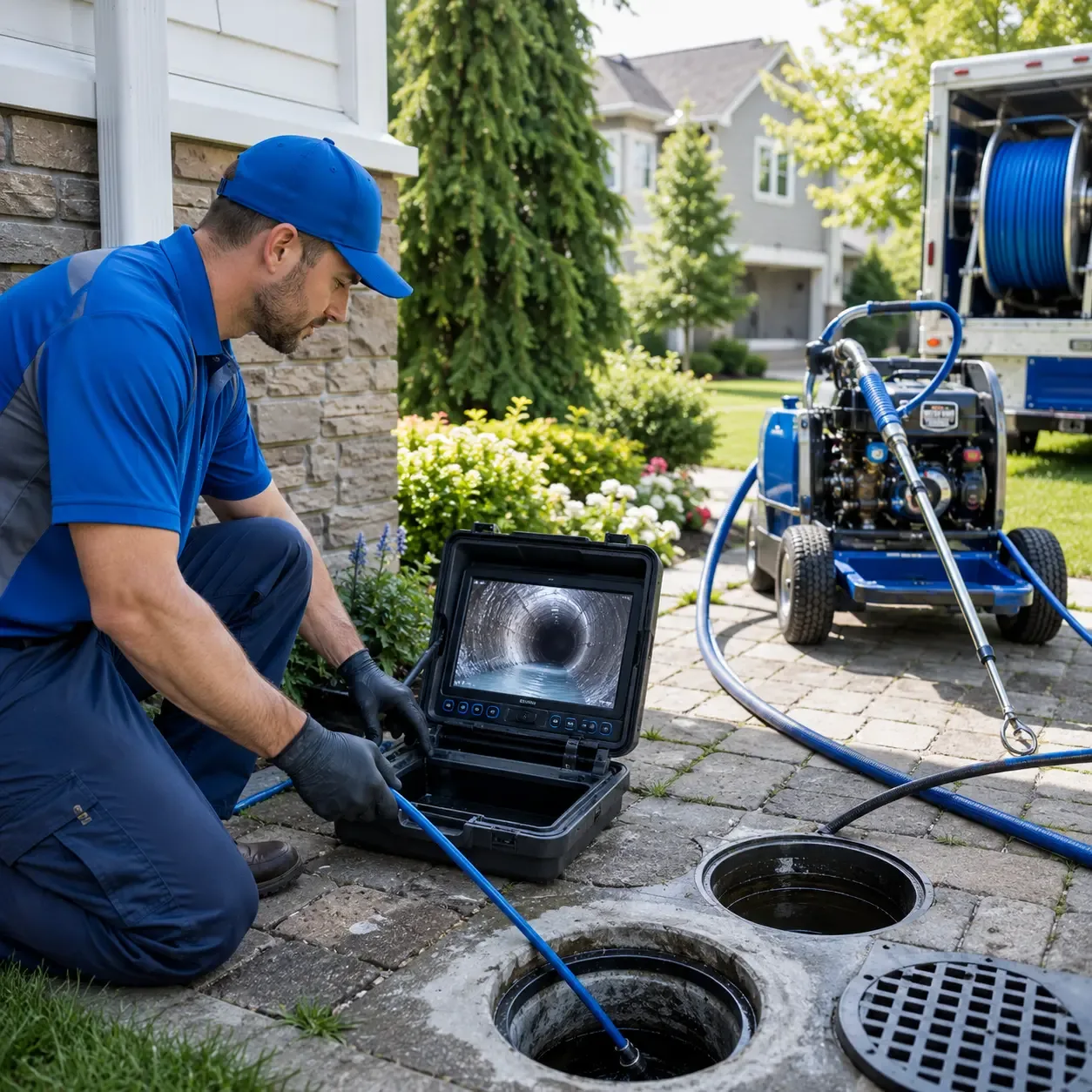 Outdoor drain cleaning professionals serving Graff, MO