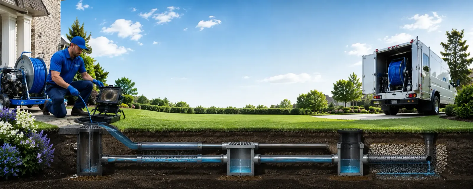 Outdoor drain cleaning information for Graff, MO